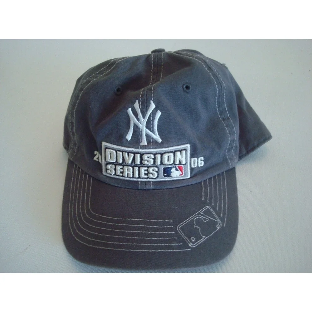 NEW YORK YANKEES 2006 CHAMPS STRAPBACK‎  DEADSTOCK HAT CAP VINTAGE A3